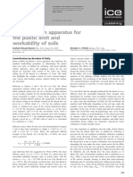 2011 - Discussion On An Apparatus For The Plastic Limit and Workability of Soils - ICE Geotechnical Engineerin PDF