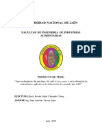 Aprovechamiento Del Mucilago Del Café (Coffea Arábica L) en La Obtención de Antioxidantes Aplicado en La Elaboración de Caramelo Tipo Toffe