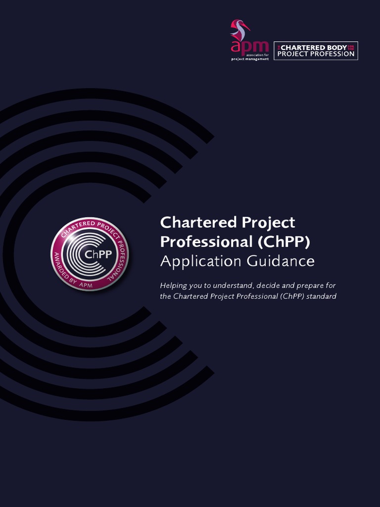 Chartered Project Professional (CHPP) Application Guidance | PDF ...
