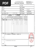 Inspection Certificate: 鞍钢股份有限公司Angang Steel Company