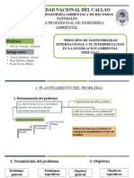 Principio de Sostenibilidad Internacional y Su Interpretacion en La Legislacion Ambiental Peruana