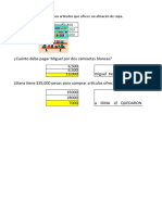 Operaciones Matematicas en Excel