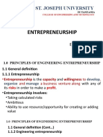 Entrepreneurship Chapter 1 To 4