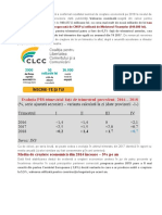 Institutul Național de Statistică a confirmat rezultatul semnal de creștere economică pe 2018 la nivelul de 4