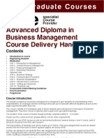 Course Delivery ADBM Nov