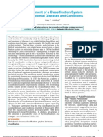 Classification of Periodontal Disease