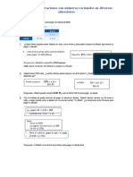 Empleamos Operaciones Con Números Racionales en Diversas Situaciones