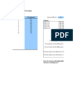 Computing Learning Percentages: Unit Number Time (Hours) Solution