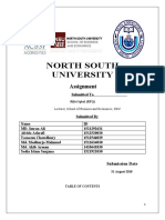 North South University: Assignment