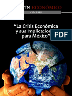 La crisis económica y sus  implicaciones para México