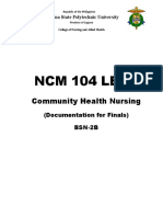 NCM 104 Lect: Community Health Nursing