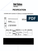 Flushing Specification Solar Turbines