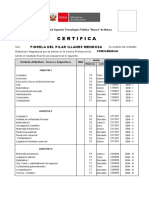 Certificado de estudios contabilidad