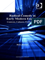 Rick Bowers - Radical Comedy in Early Modern England (Studies in Performance and Early Modern Drama) (2008, Ashgate)