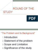 8 Background of The Study