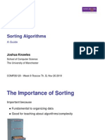Sorting Algorithms Guide