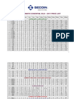 2011 Price List of SECOIN Aromatic Essential Oils