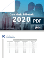 Calendario de Bolsillo 2020 1