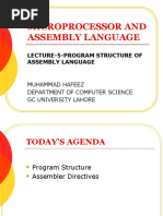 Microprocessor and Assembly Language