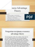 Resource Advantage Theory Kelompok 1