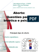Aborto e questões para a Bioética e Psicologia