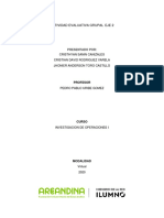 Investigación de Operaciones I Eje 2 PDF