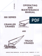 Operating AND Maintenance Manual: 5OO Series