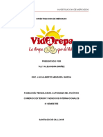 PARCIAL FINAL INVESTIGACION DE MERCADO Vidarepa - Yuly A. Briñez Cod 141101