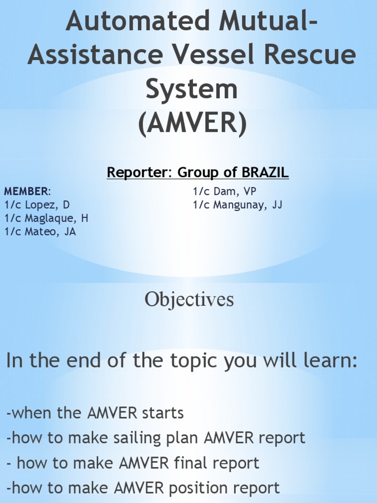 Reporter: Group of BRAZIL: Member | PDF | Water Transport | Ships