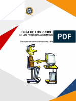 Guia de Los Procedimientos en Los Procesos Academicos Financieros PDF