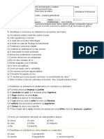 Revisão Classes Gramaticais 8 Ano