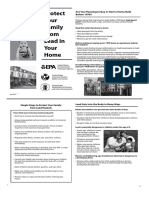 Protect Your Family From Lead in Your Home: Are You Planning To Buy or Rent A Home Built Before 1978?