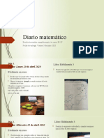 Diario matemático Bim2 tercero
