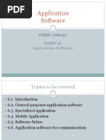 Topic6 Applicationsoftware