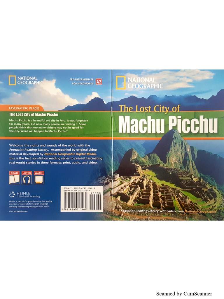 LIBRO The Lost City of Machu Picchu PDF | PDF