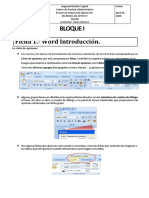 Bloque I: Ficha 1.-Word Introducción