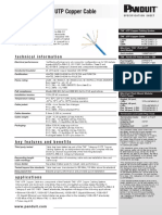 TX6 Category 6 UTP Copper Cable: Specifications