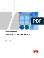 UPS5000-A-400 kVA User Manual (50 kVA, PF 0.9)