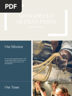 Mongibello Artisan Pasta: About Our Business