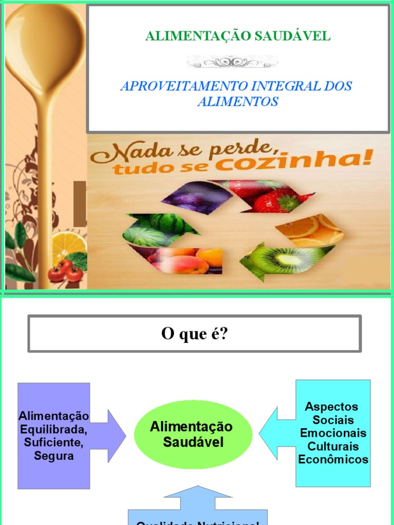 Aproveitamento Integral dos Alimentos | PDF