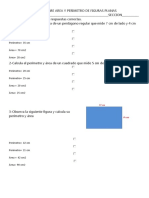 Taller Sobre Area y Perimetro de Figuras Geometricas