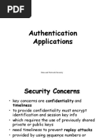 Authentication Applications: Data and Network Security