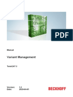 Variant Management: Manual