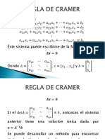 Regla de Cramer