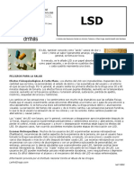 Peligros para La Salud Efectos Físicopsicológicos A Corto Plazo. Los Efectos Del LSD Son Impredecibles. Dependen de La