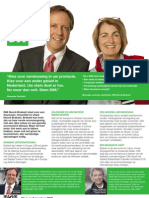 D66 Brabant Leaflet Provinciale Verkiezingen 2011