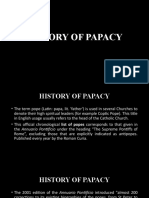 History of Papacy