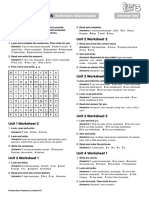 Teacher'S Notes: Answer Key Extension Worksheets