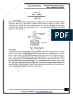 Unit 6 Unit 6 Drilling and Boring PDF