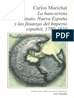 Marichal Carlos- La Bancarrota Del Virreynato. Nueva España y Las Finanzas Del Imperio Español 1780-1810.
